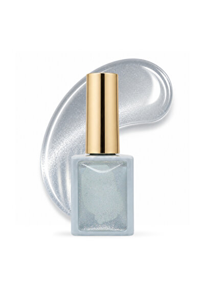 GLOBAL FASHION Professional Silver Snow White Cat Eye Gel Polish 8ml HEMA & T...