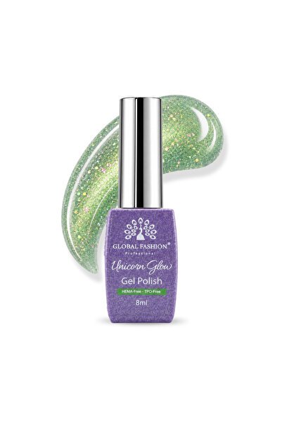 GLOBAL FASHION Professional Unicorn Glow Gel Polish 8ml HEMA & TPO Free