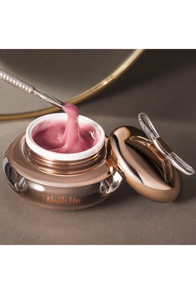 NAILSUP PROFESSIONAL Gel Uv Constructie Unghii NailsUp Gelly 50g, 010 Dark Pink