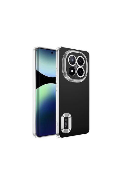 zore Xiaomi Redmi Note 14 Pro Plus Case with Camera Lens Protection, Logo Dis...