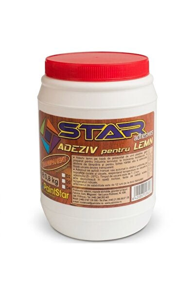 PAINT Adeziv profesional pentru lemn, Star, PaintStar, 800 g, Transparent
