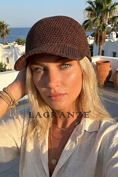 LAGRANZE Bohemian Straw Woven Women's Hat