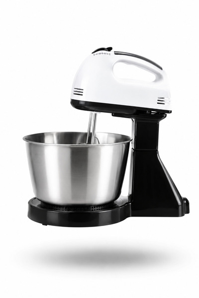 Otto Mixer electric cu bol din inox, 7 viteze, 100W, 2 teluri si 2 carlige pe...