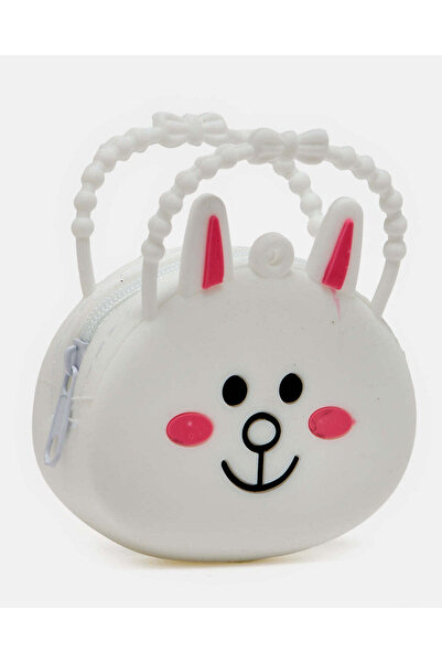 REDTAG White Coin Pouch Keychain