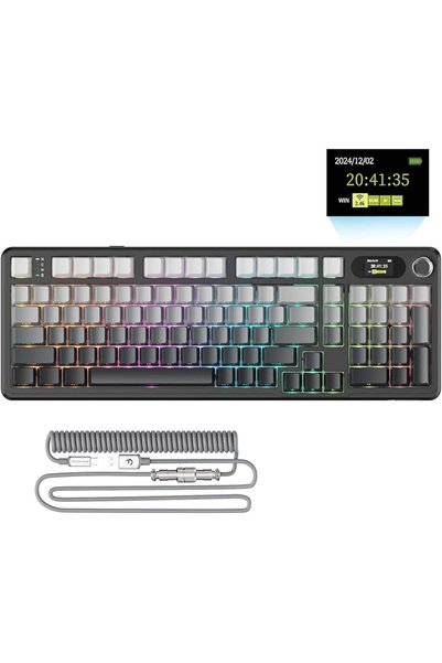 SiLabor X Attack Shark ATTACK SHARK X98PRO Wireless Mechanical Keyboard,Multi...
