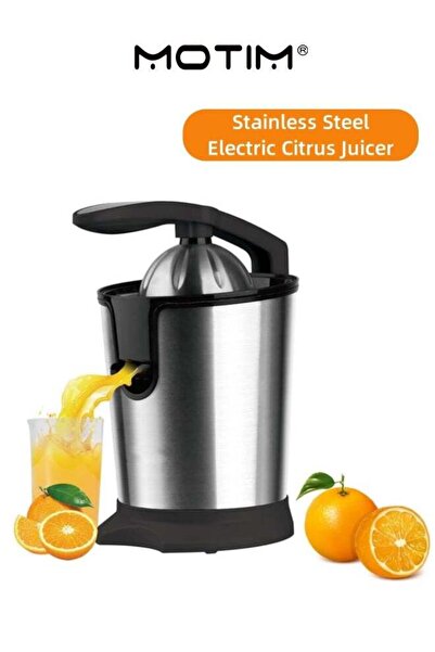 MOTIM Electric Citrus Juicer Stainless Steel Citrus Squeezer with Humanized H...