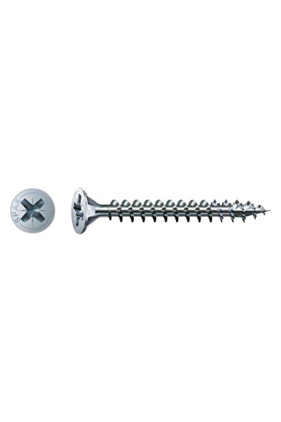Spax Șuruburi pentru lemn albe galvanizate 3x35mm, 200 bucăți