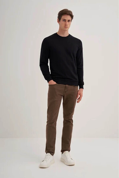 Cazador Slim Fit Black Men's Sweatshirt 56100