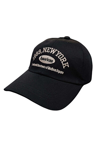 GUF CLOTHING Ανδρικό μαύρο καπέλο Νέα Υόρκη CAP003-μαύρο
