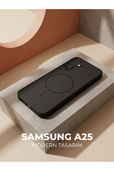 Samsung Galaxy A25 Uyumlu Silikon Kılıf – Yumuşak Dokulu, Darbe Koruyucu, Kamera Korumalı