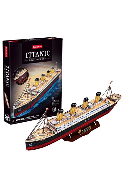 Cubic Fun Puzzle 3D Nava medie Titanic 125 piese