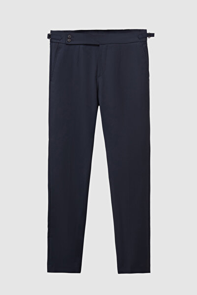 Damat Slim Fit Lacivert Bi-Strech Kumaş Pantolon