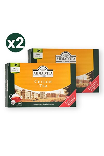 Ceylon Tea 100'lü Demlik Poşet 2'li Ekonomik Paket – Toplam 200 Demlik Poşet