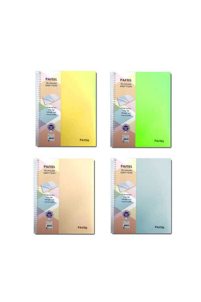 KESKİN COLOR Keskin 23X29,7 80 Yaprak Kareli Spiralli Pastel Proje Defteri