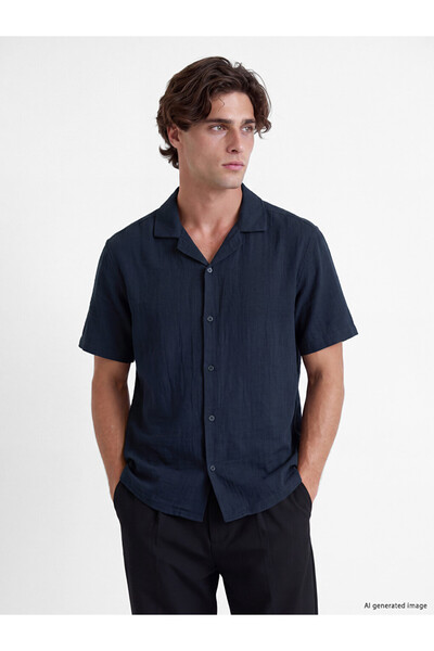 LC Waikiki Quality Pieces from Çelebi Store Standardfit Muslin Men's Textured...