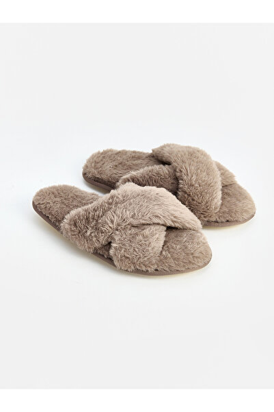 LC Waikiki Alita City Lcw Steps Beige Women's House Slippers with a Difference