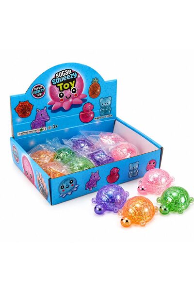 Flippy Jucarie Antistres Squishy, Flippy, Model Testoasa cu Sclipici, Textura...