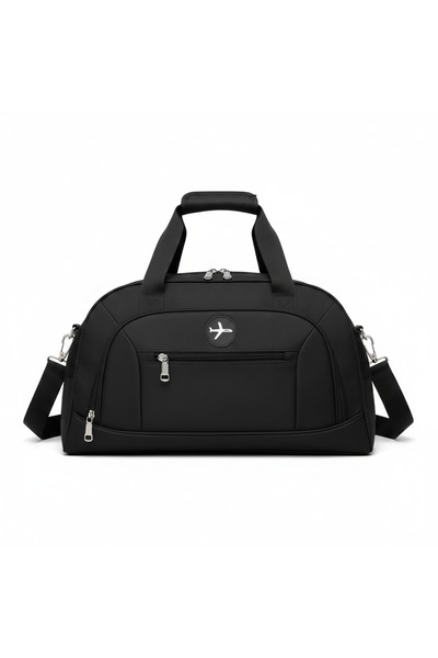 Alessandro DESIGN Geanta de Voiaj KARAGANDA, 54x26x27 cm, Oxford, Negru