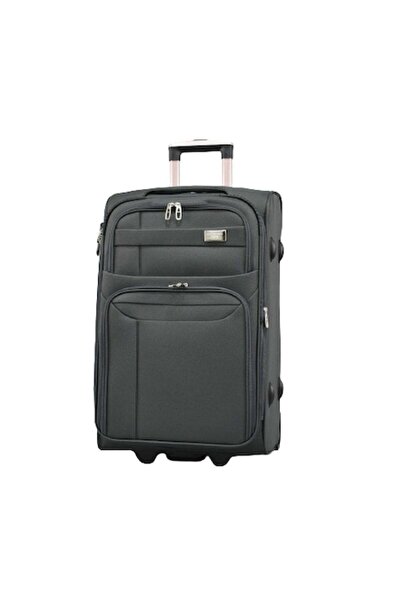 OEM Troler, Perfect Line, Poliester, cu extensie, 65x27x41 cm, Gri