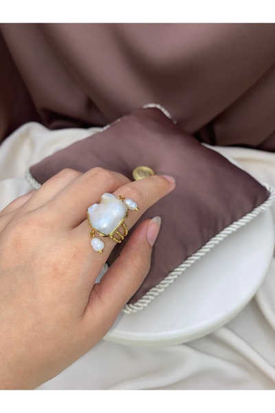sitrini Stone Gift Ring "Luna" Stone Ring