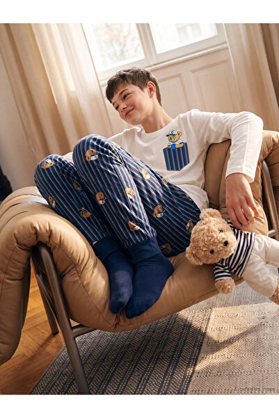 LC Waikiki Crew Neck Boys' Pajama Set