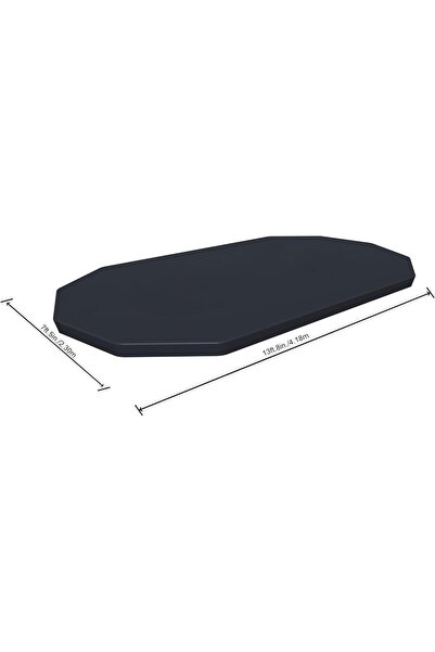 BESTWAY Flowclear PVC branda, gri, Power Steel havuz için