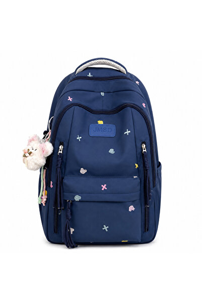 Alessandro DESIGN Rucsac de Scoala KRAKOW, 47x33x14 cm, Oxford, Albastru Inchis