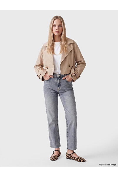 LC Waikiki Quality Pieces from Çelebi Store Crop Spanish Flare Women's Jean P...