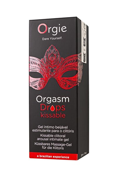 Orgie Orgasm Drops Kissable Uyarıcı ve Tatlandırıcı İntim Damla 30 ml 150+ Ku...