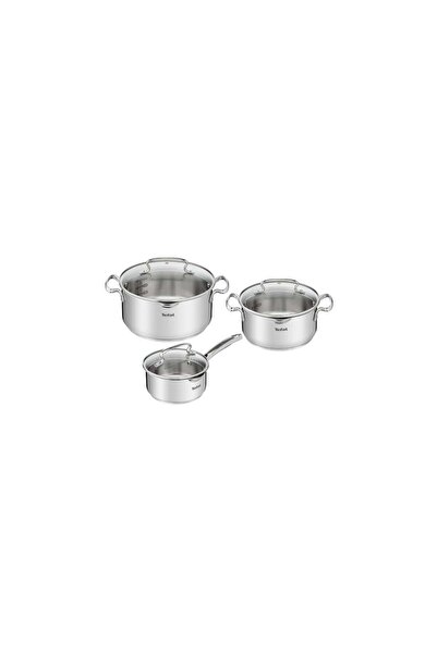 TEFAL Duetto+ G719S655, set de 6 piese, oale cu capac de sticlă 20 / 24 cm, c...
