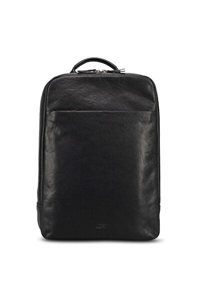 JOST Rucsac Glasgow cu protecție RFID, din piele naturală, compartiment pentr...