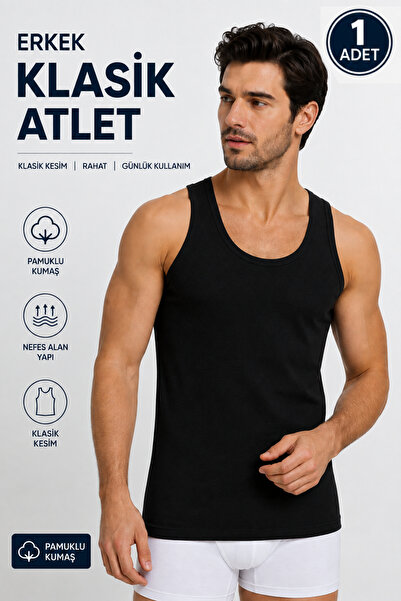 Alıç Men's Combed Cotton Classic Undershirt 0101 (Tutku Authorized Seller) - ...