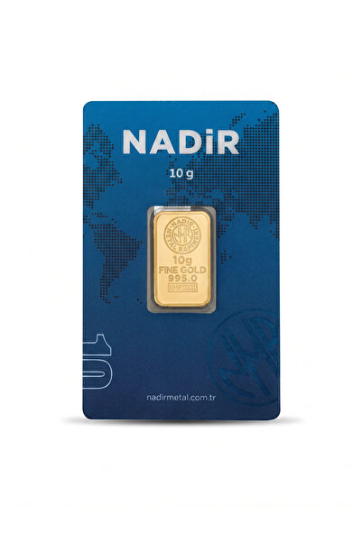 Topaloğlu 10 Gram Nadir Altın 24 Ayar Külçe Altın