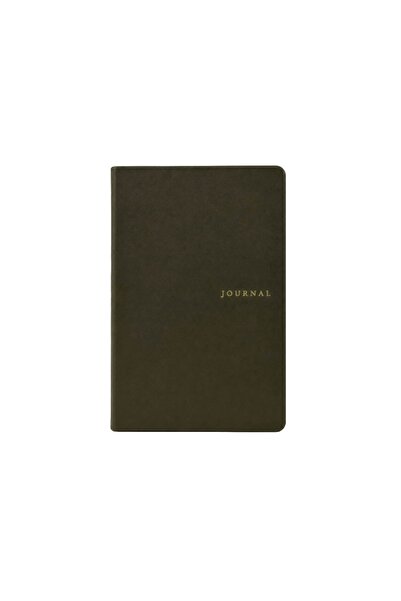 Victoria's Journals Smyth Art Vegan Deri A5 96 Yaprak Çizgisiz Defter Yeşil 1...