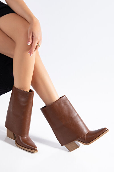 MS SUGAR SHOES Women's Western Cowboy Boots Pointed Toe Flat Design Thick Hee...