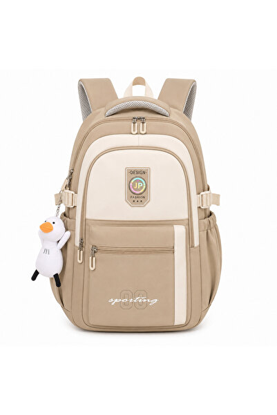 Alessandro DESIGN Rucsac de Scoala BEKABAD, 48x31 cm, Oxford, Kaki