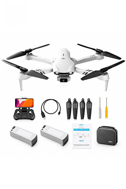 4DRC F10 GPS 6K Çift Kameralı Akıllı Dönüş Özellikli Drone | Çift Batarya | 2...