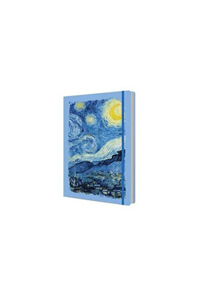 DEFFTER Starry Night A5 Lastikli Defter