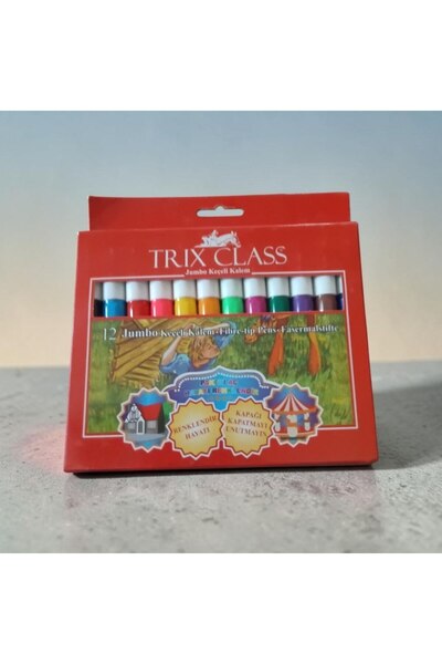 TRİX JAMBO KEÇELİ KALEM 12Lİ