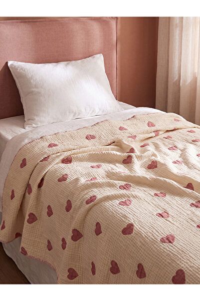LC Waikiki Quality Pieces from Çelebi Store Heart Embroidered t Single Y Beds...