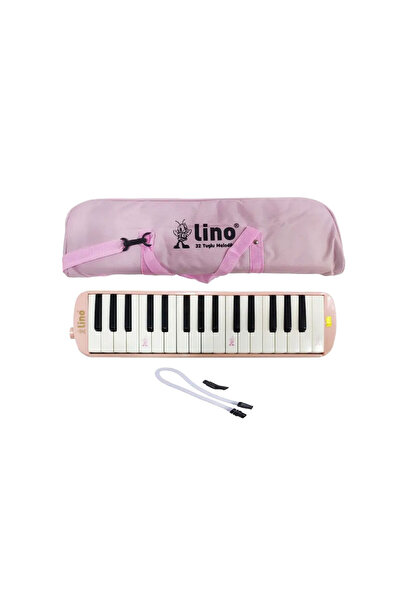 Lino Melodika 32 Tuşlu Bez Çanta Pastel Pembe LN-32-PPES