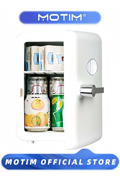 MOTIM Mini Fridge 4 Liter/6 Can Portable Cooler Travel Compact Refrigerator A...