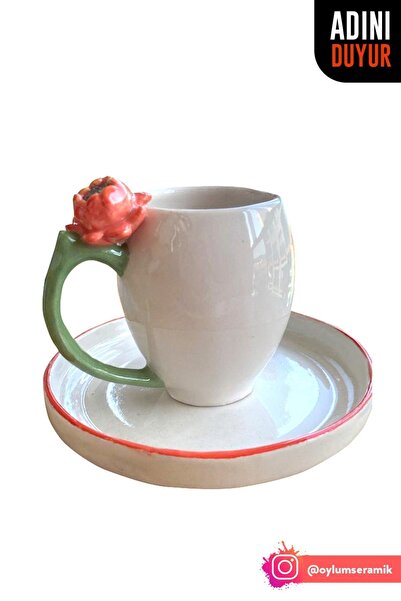 Ceramingo Sema Kahve Fincanı HamSeramik Bisküvi