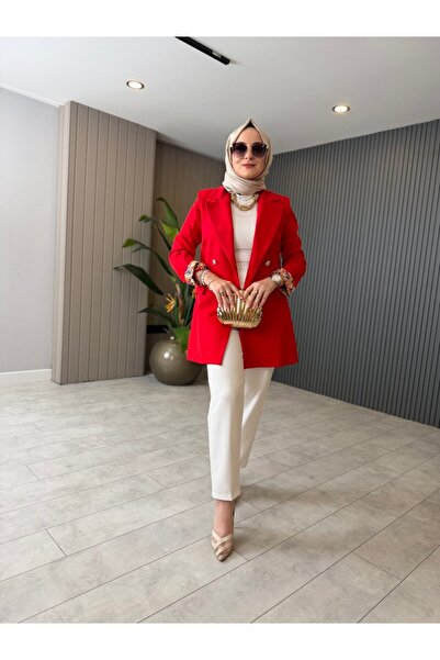 rusemoda İdil Krep Ceket