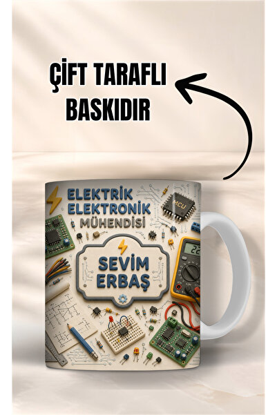 Evion Elektirik Elektronik Mühendisliği Özel İsimli Kupa Bardak – | İsim Yazı...