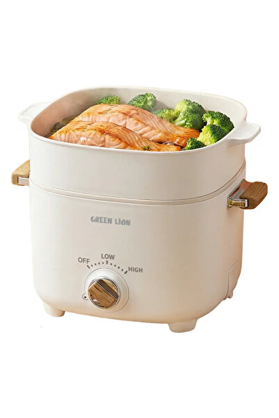 Green Lion Multi-Pot Electric Cooker - White