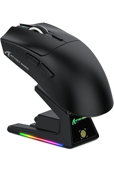 GENERAL X1 Gaming Mouse Rgb Lighting Charging Base Touchpad Pixart Paw3395Pro...