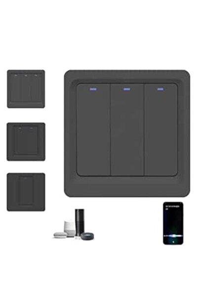 GENERAL Smart Wifi Wall Light Switch No Neutral Wire Required with Remote Con...