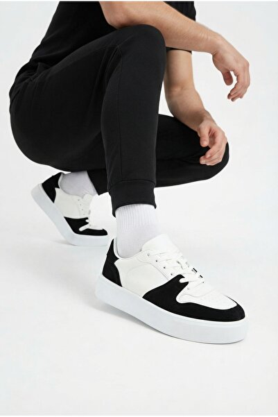 Zerenyus Zrk-X726 Premium Thick Sole Air White Black Men's Sneaker