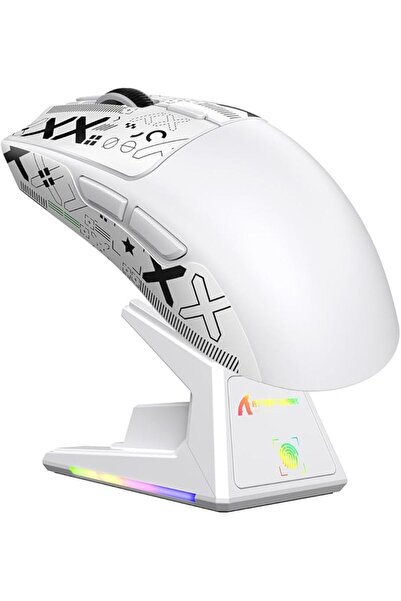 GENERAL X1 Gaming Mouse Rgb Lighting Charging Base Touchpad Pixart Paw3395Pro...